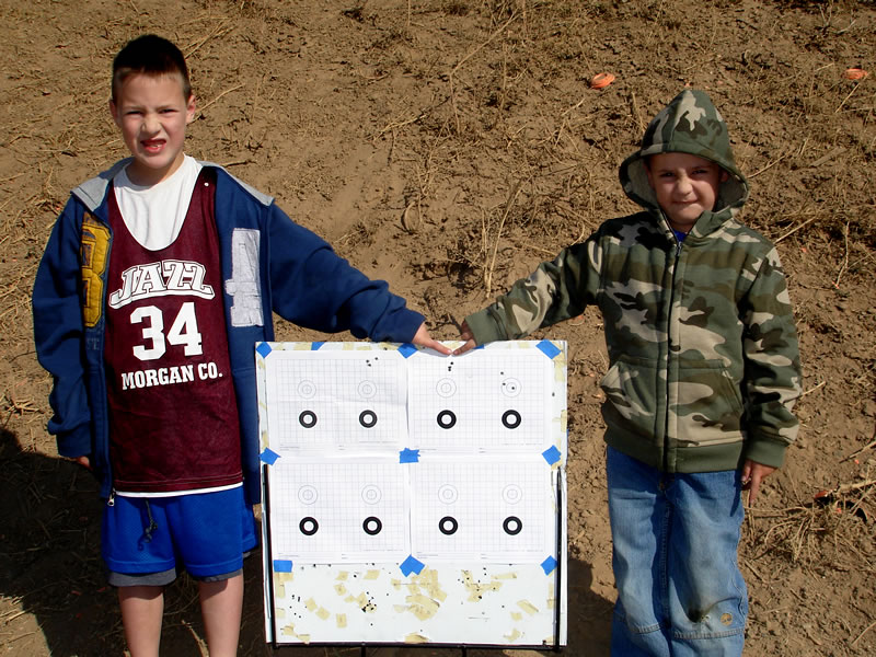 243 WSSM 95g Nosler Partition Three Shot Groups