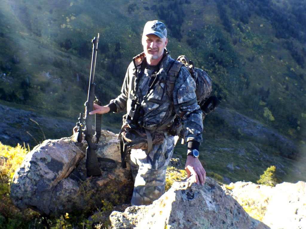 Me with my muzzleloader and Nikon Buckmaster 1x20 scope.