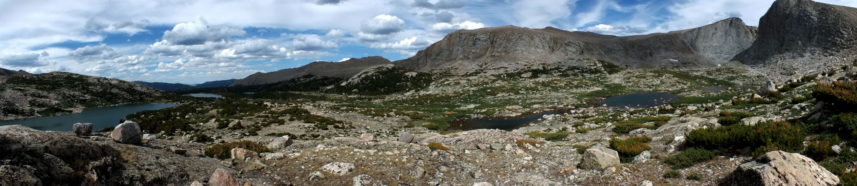 Panorama of Stough Creek Basin in the Wind Rivers