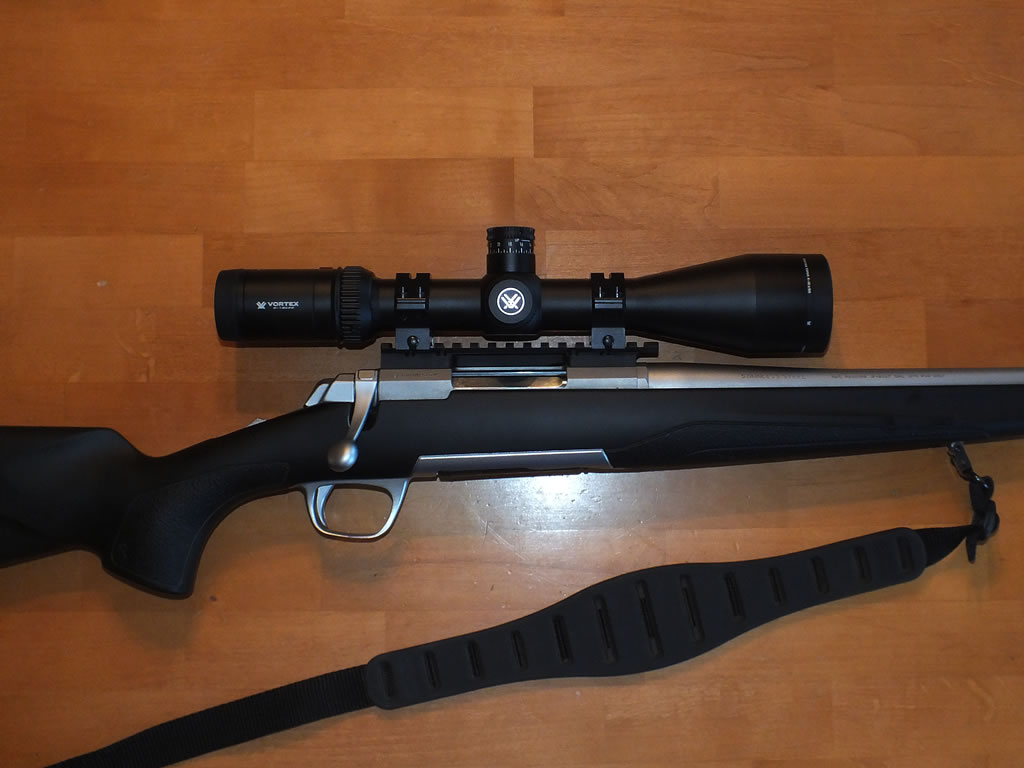 EGW Picatinny Rail, Weaver 4 Hole Skeleton Rings, Browning X-Bolt Stainless Stalker