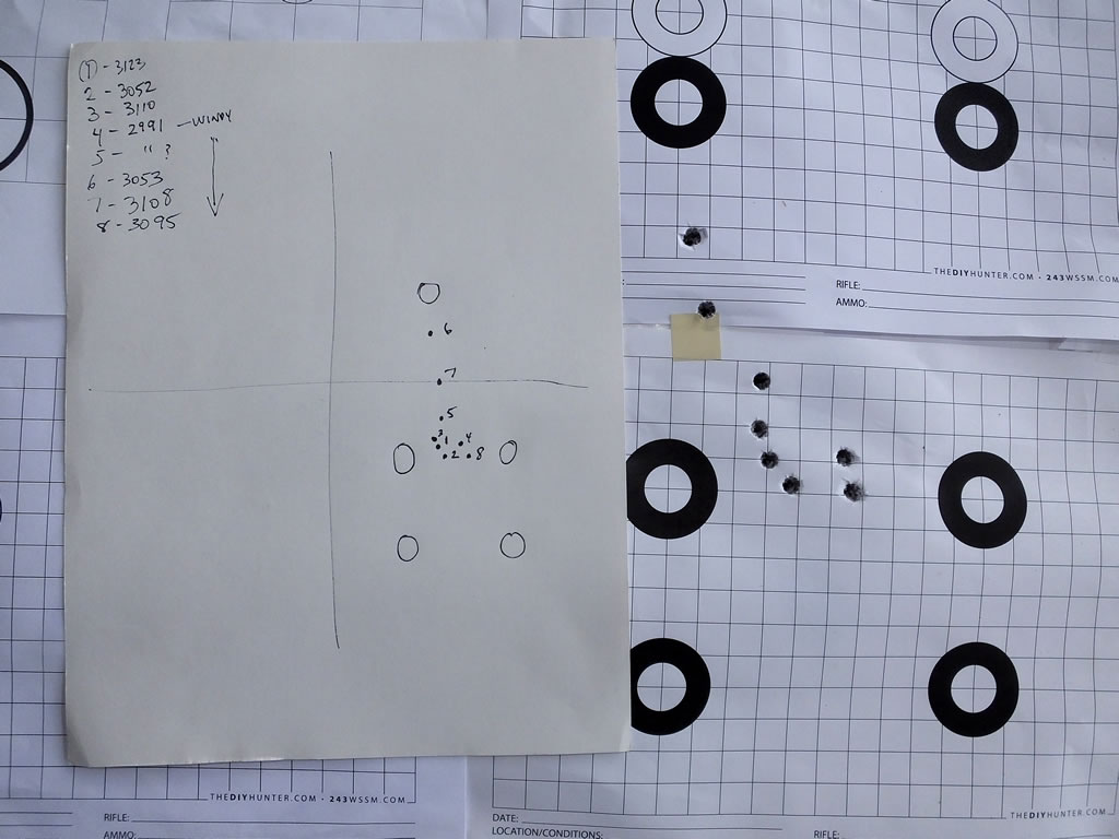 270 WSM Berger 150 Gr. VLD Ladder at 300 yards