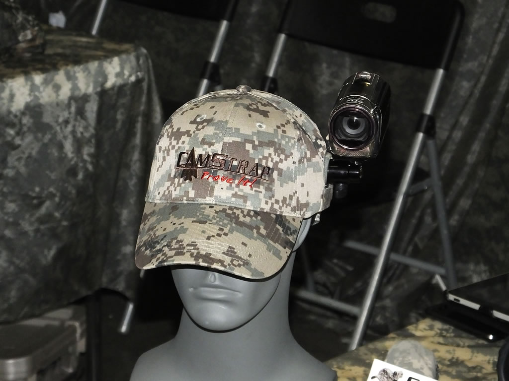 CamStrap Video camera head mount