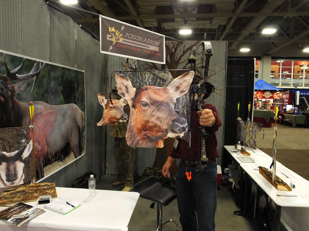 Poison Arrow Bow Mounted Elk Decoy Deployed