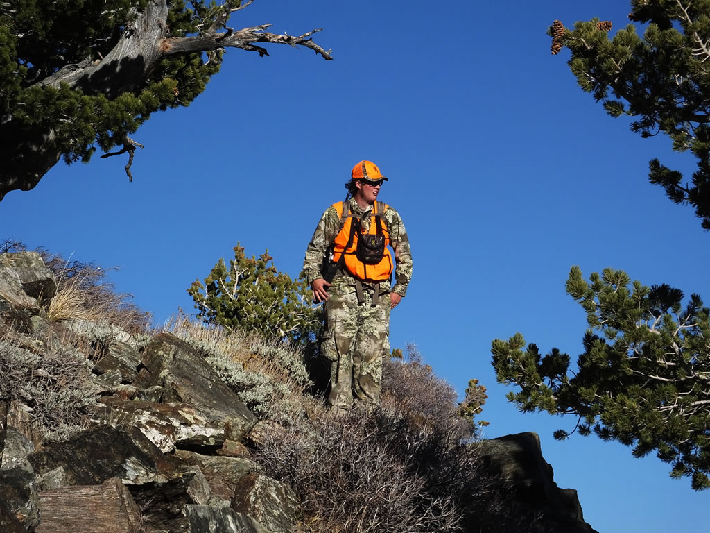 Dallen hunting on skyline