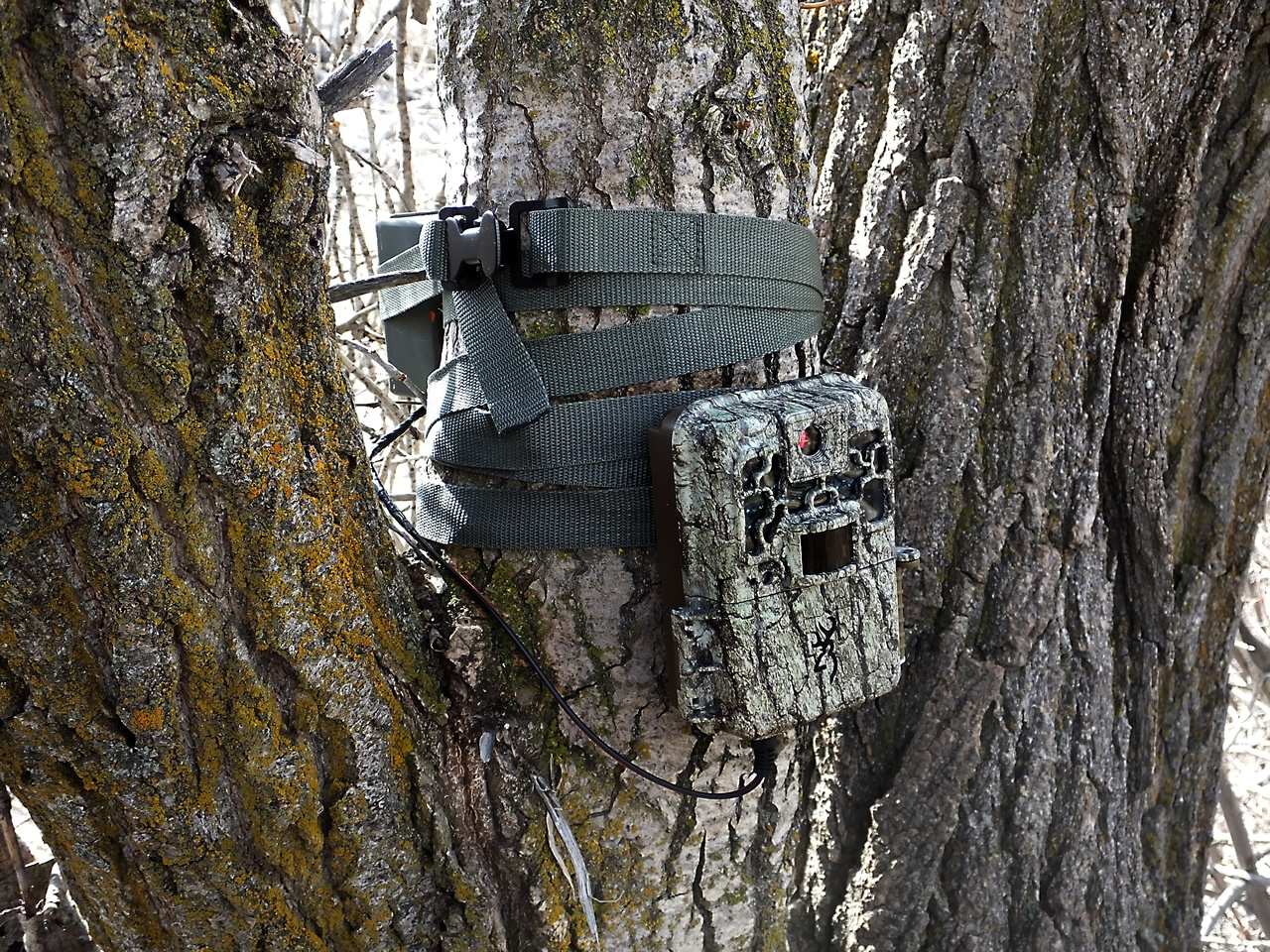 Browning Recon Force BTC-7FHD Trail Camera with 12V NiMh battery pack