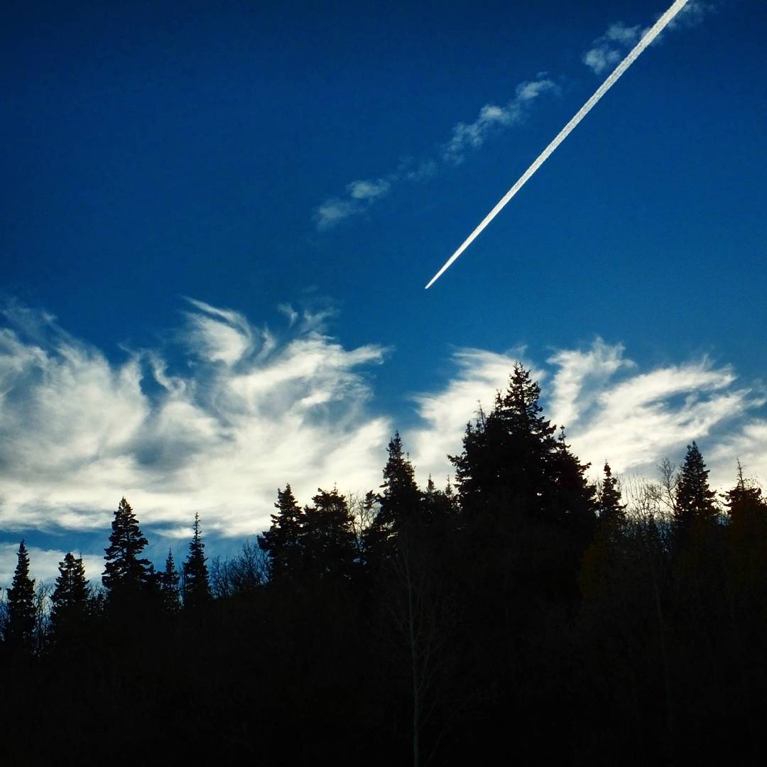 Sun setting on elk season.