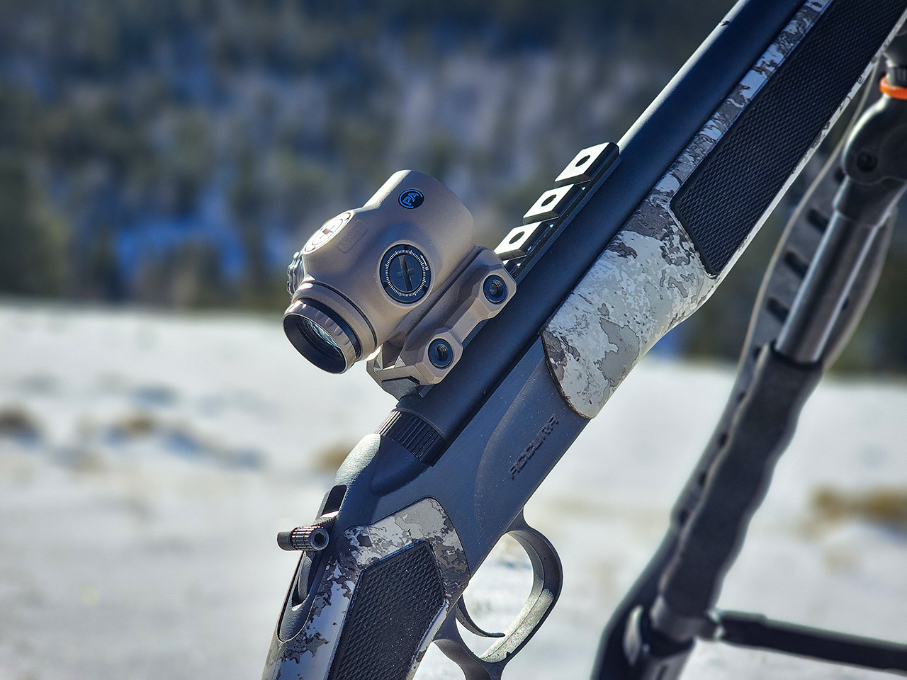 Primary Arms 1x Microprism Scope on CVA MR-X Muzzleloader Elk Hunting