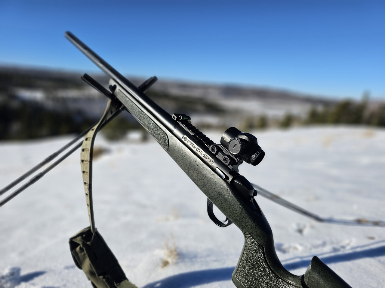 Muzzleloader Elk Hunting with a Primary Arms 1x Microprism Scope on a CVA Paramount Muzzleloader