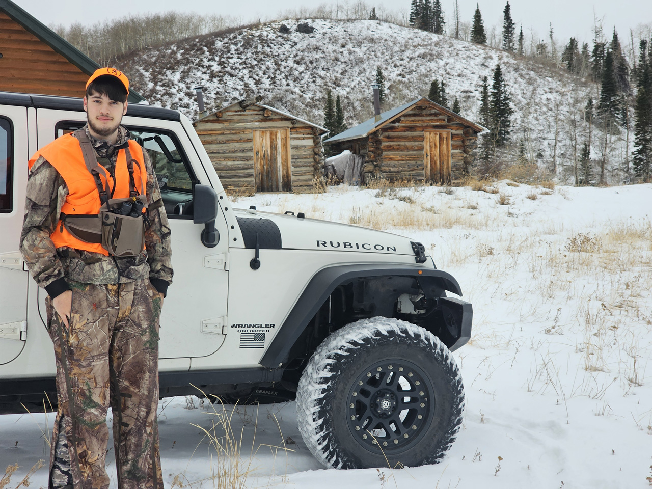 Smith homestead cabins at the Head on Durst Mtn.