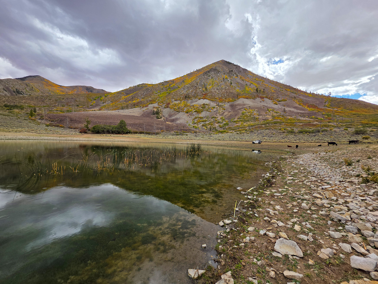 Bastian Reservoir on Mt Hillers