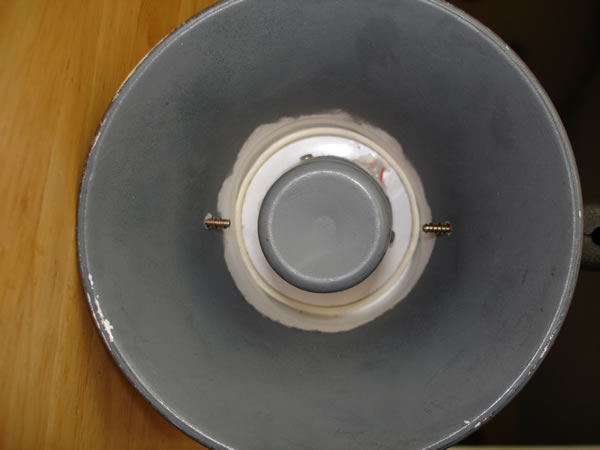 Speaker with two screws holding it on Electronic Coyote Predator Caller